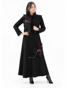 کت سارافون مجلسی زنانه طرح گل